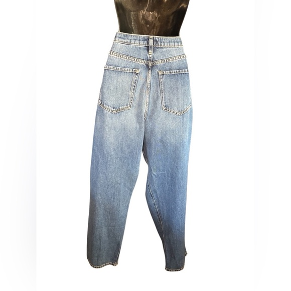 Banana Republic High Rise Barrel fit 
Jeans Womens sz 28 Blue
Denim mid Wash - Picture 4 of 8